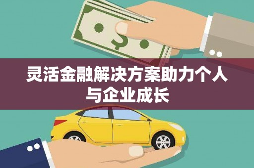 阜阳灵活金融解决方案助力个人与企业成长