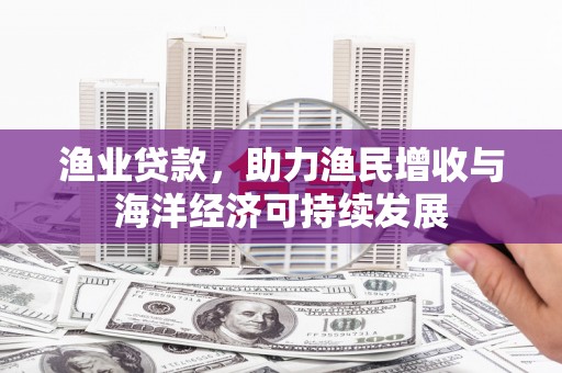 阜阳渔业贷款，助力渔民增收与海洋经济可持续发展