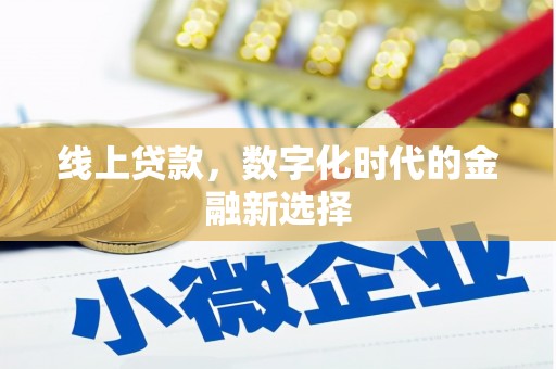 阜阳线上贷款，数字化时代的金融新选择