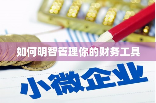 阜阳如何明智管理你的财务工具