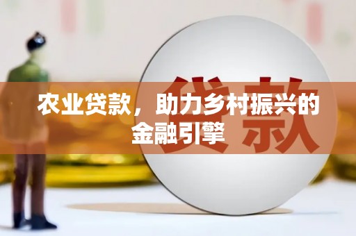 阜阳农业贷款，助力乡村振兴的金融引擎