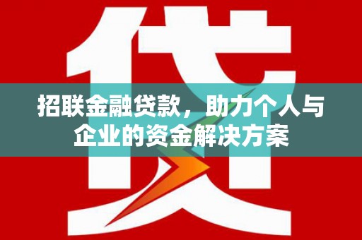 阜阳招联金融贷款，助力个人与企业的资金解决方案