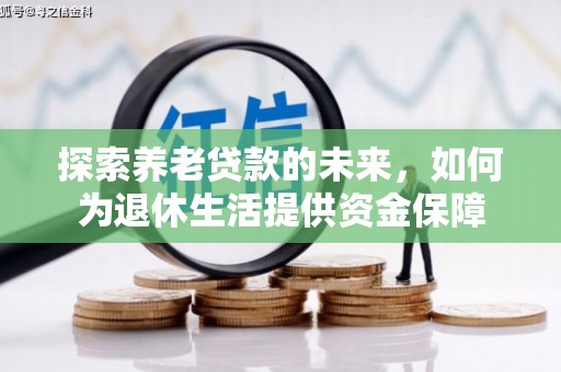 阜阳探索养老贷款的未来，如何为退休生活提供资金保障