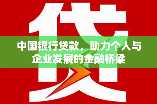 阜阳中国银行贷款，助力个人与企业发展的金融桥梁