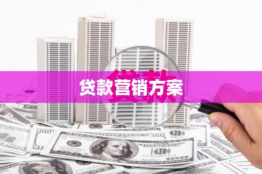 阜阳贷款营销方案