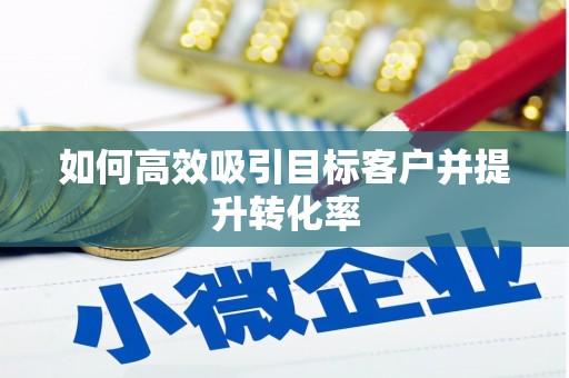 阜阳如何高效吸引目标客户并提升转化率