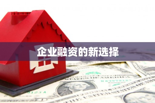 阜阳企业融资的新选择