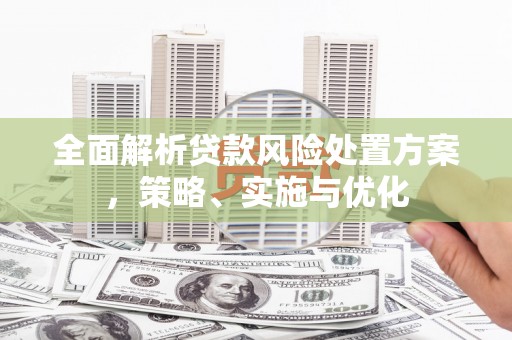 阜阳全面解析贷款风险处置方案，策略、实施与优化