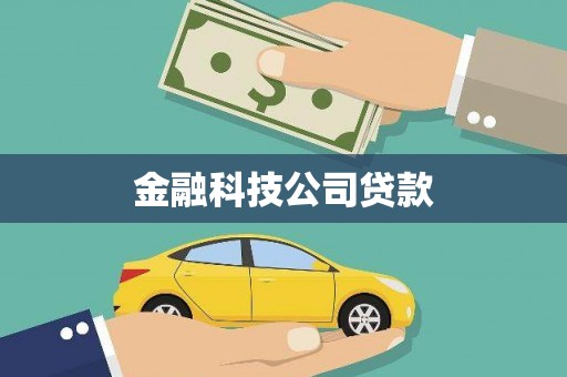 阜阳金融科技公司贷款