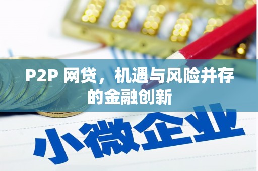 阜阳P2P 网贷，机遇与风险并存的金融创新