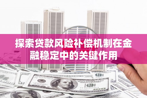阜阳探索贷款风险补偿机制在金融稳定中的关键作用