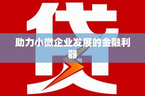 阜阳助力小微企业发展的金融利器