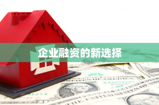 阜阳企业融资的新选择